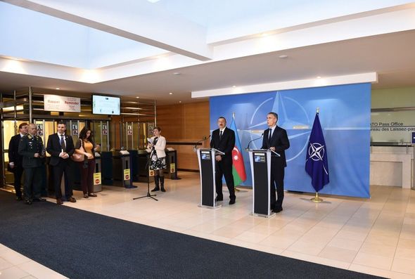 Azərbaycan prezidenti NATO-nun Şimali Atlantika Şurasının iclasında - FOTO