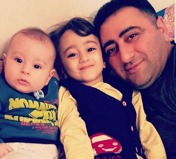 Ramil Səfərov övladları ilə birlikdə - FOTO