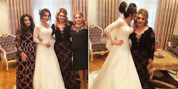 Mənzurə qızını gəlin köçürdü (FOTOLAR)