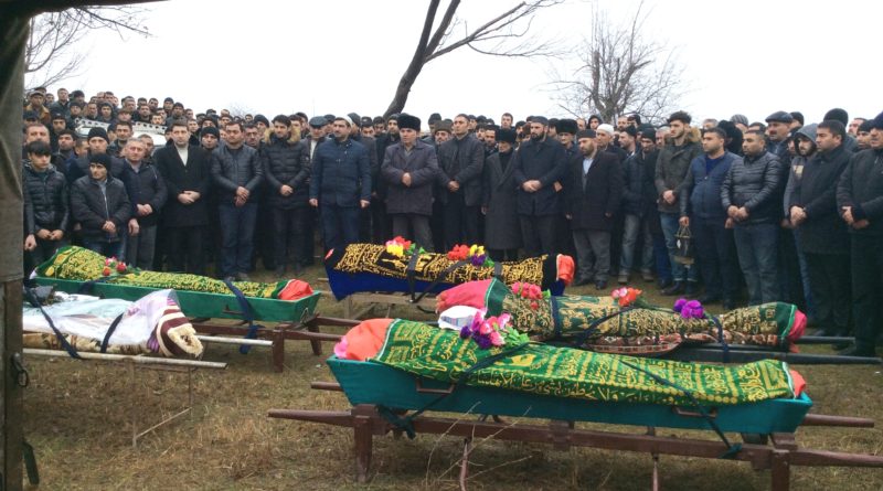 Erməninin öldürdüyü beş azərbaycanlı gənc dəfn olundu - Foto