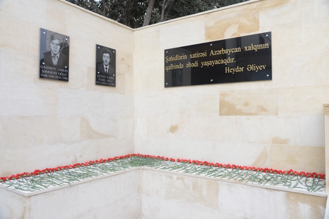 Nəsimi rayonunda xatirə guşəsinin açılış mərasimi keçirild