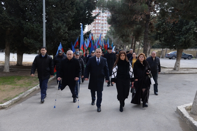 Nəsimi rayonunda xatirə guşəsinin açılış mərasimi keçirild