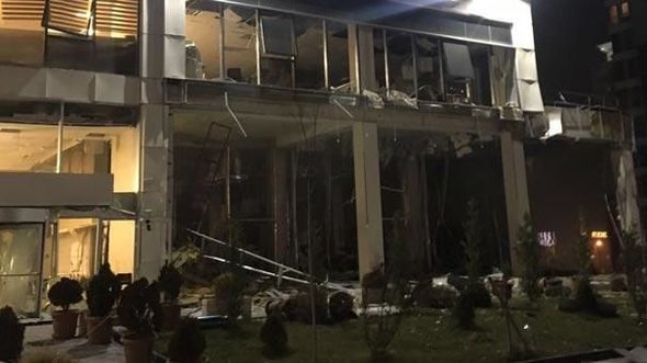 Ankarada güclü partlayış baş verib – FOTO