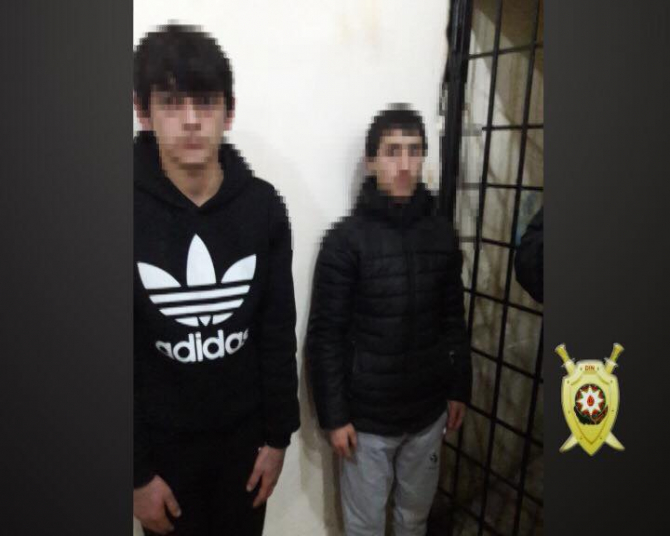 Bakıda oğurluq edən dəstə tutuldu - aralarında qız da var - Foto - VİDEO