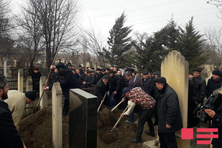Zərnigar Ağakişiyeva Qubada dəfn olundu - FOTOLAR