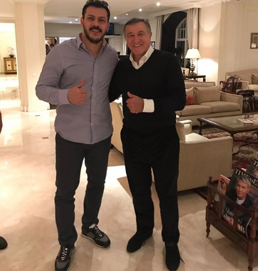 Zabit Səmədov Ağalarovların evində qonaq oldu - FOTO