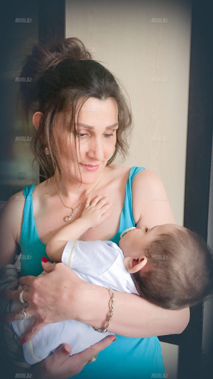 Xalq artisti ailəsi ilə birlikdə oğlunun ad gününü qeyd etdi - FOTO