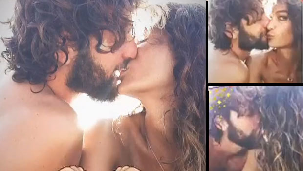 Məşhur "Fi" serialının gözəli sevgilisi ilə dodaq-dodağa - FOTO