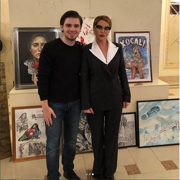 Aygün Mədət Quliyevin oğlu ilə bir araya gəldi – FOTO