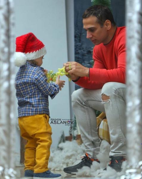 Doğuş və Xoşqədəm əkizləri ilə fotosessiya etdirdi