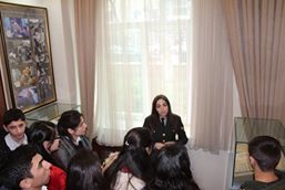 Nəsimi rayon məktəbliləri Memorial Soyqırım muzeyində