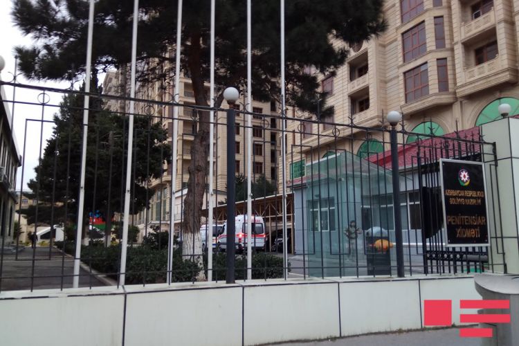 Penitensiar Xidmətin binasında yanğın - FOTOLAR