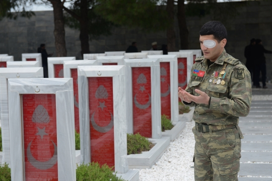 Qarabağ qazisindən Afrindəki Mehmetciyə dəstək - FOTOLAR