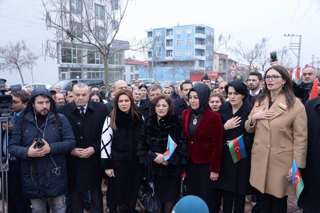 Nümayəndə heyətimiz Xocalıya həsr olunmuş tədbirlərdə - FOTOLAR