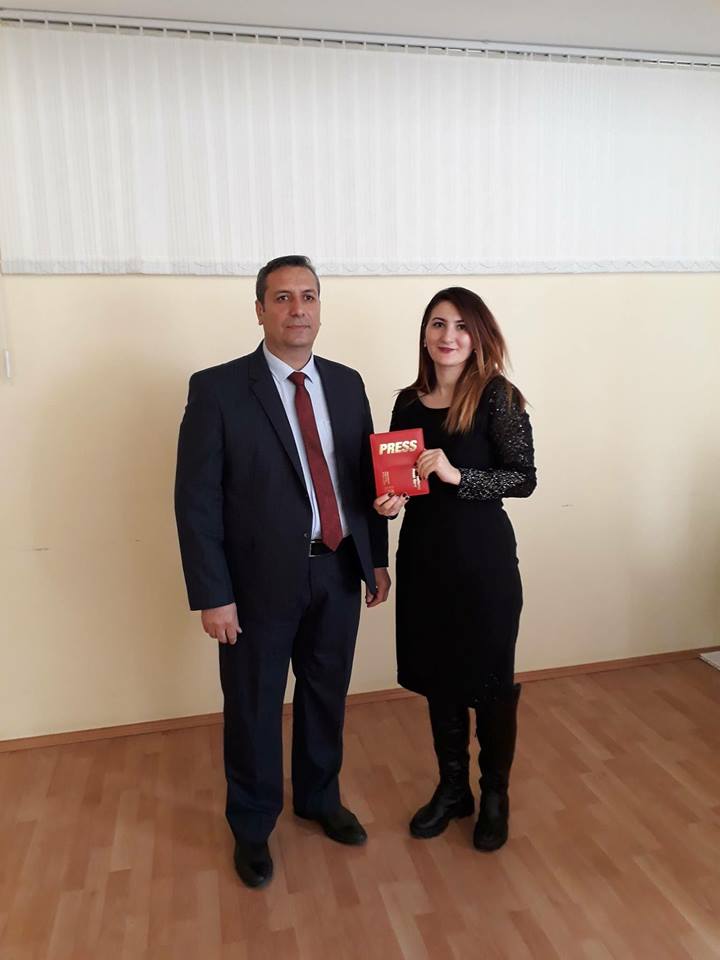Anar Yusifoğlu Beynəlxalq Jurnalistlər Federasiyasının üzvü oldu