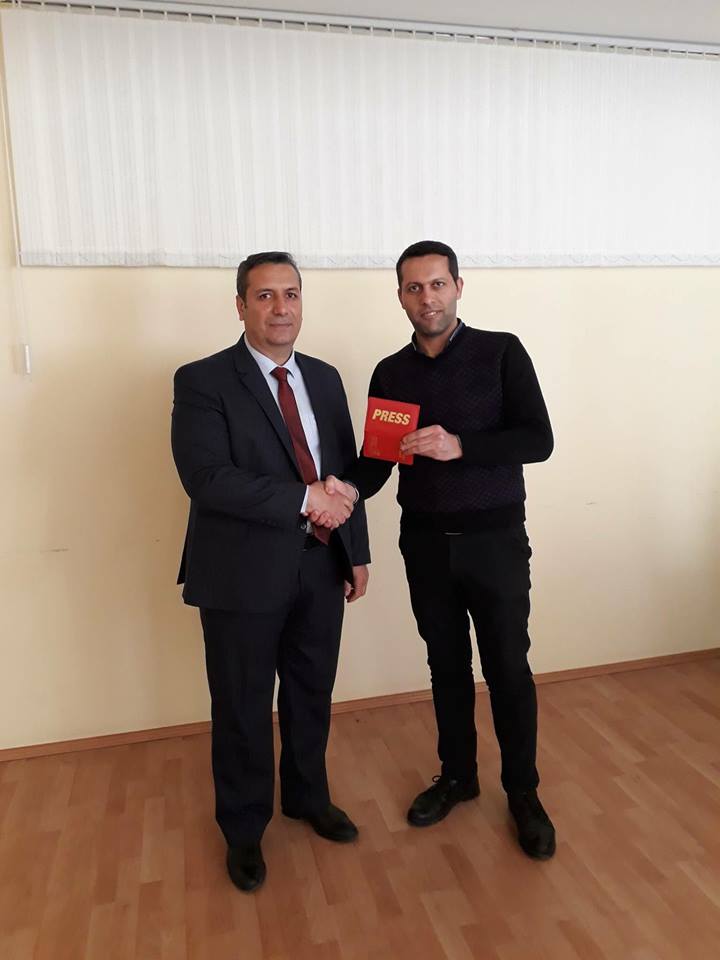 Anar Yusifoğlu Beynəlxalq Jurnalistlər Federasiyasının üzvü oldu