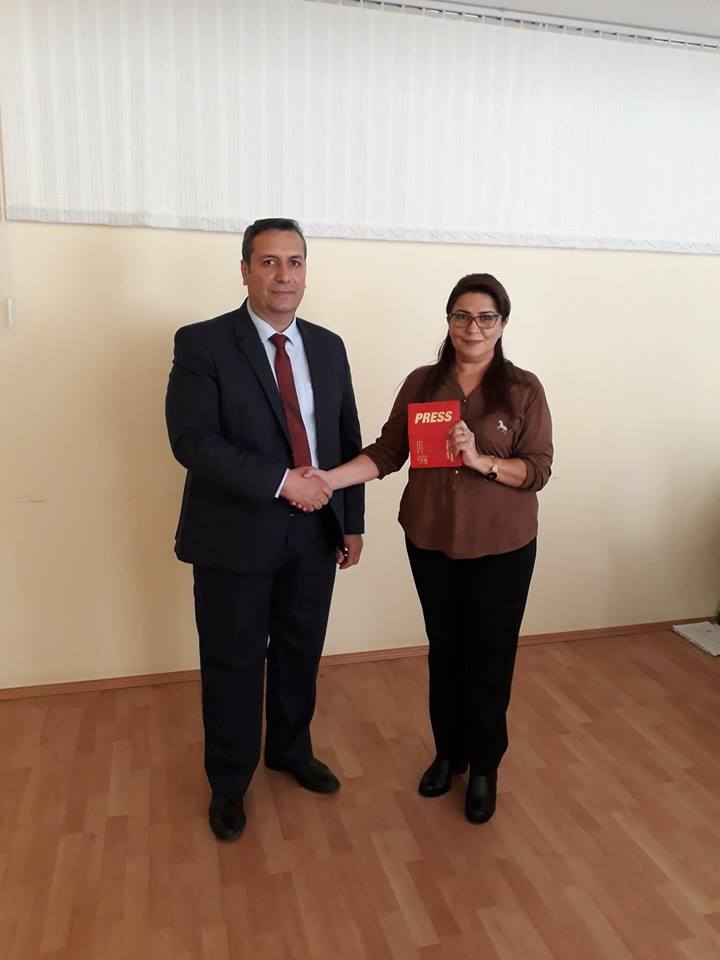 Anar Yusifoğlu Beynəlxalq Jurnalistlər Federasiyasının üzvü oldu