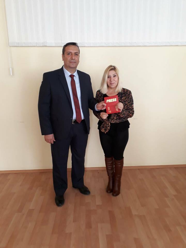 Anar Yusifoğlu Beynəlxalq Jurnalistlər Federasiyasının üzvü oldu