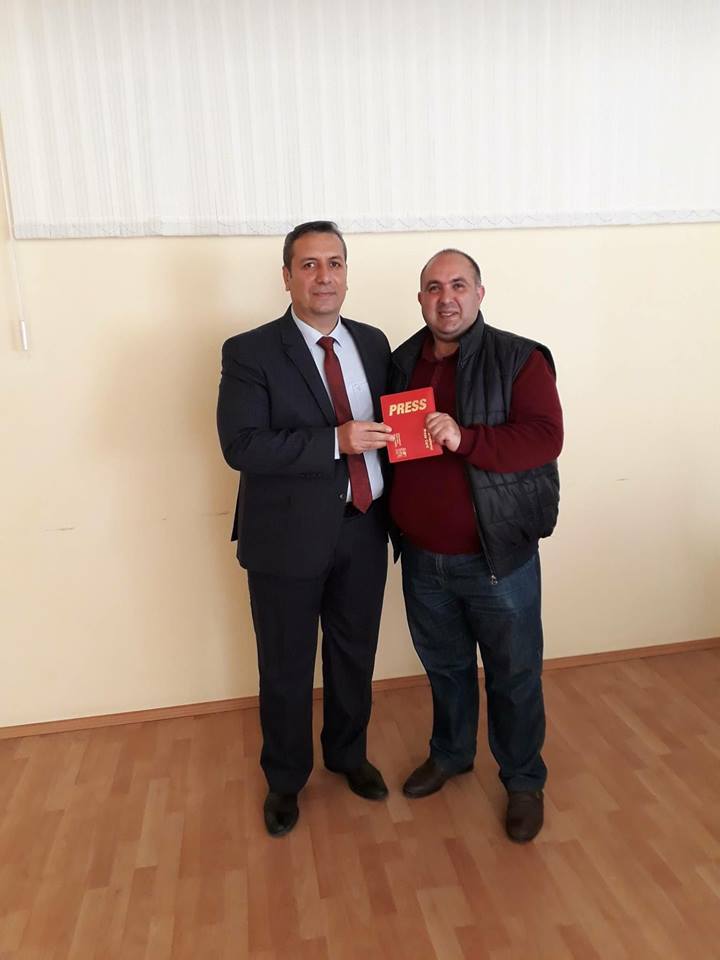 Anar Yusifoğlu Beynəlxalq Jurnalistlər Federasiyasının üzvü oldu