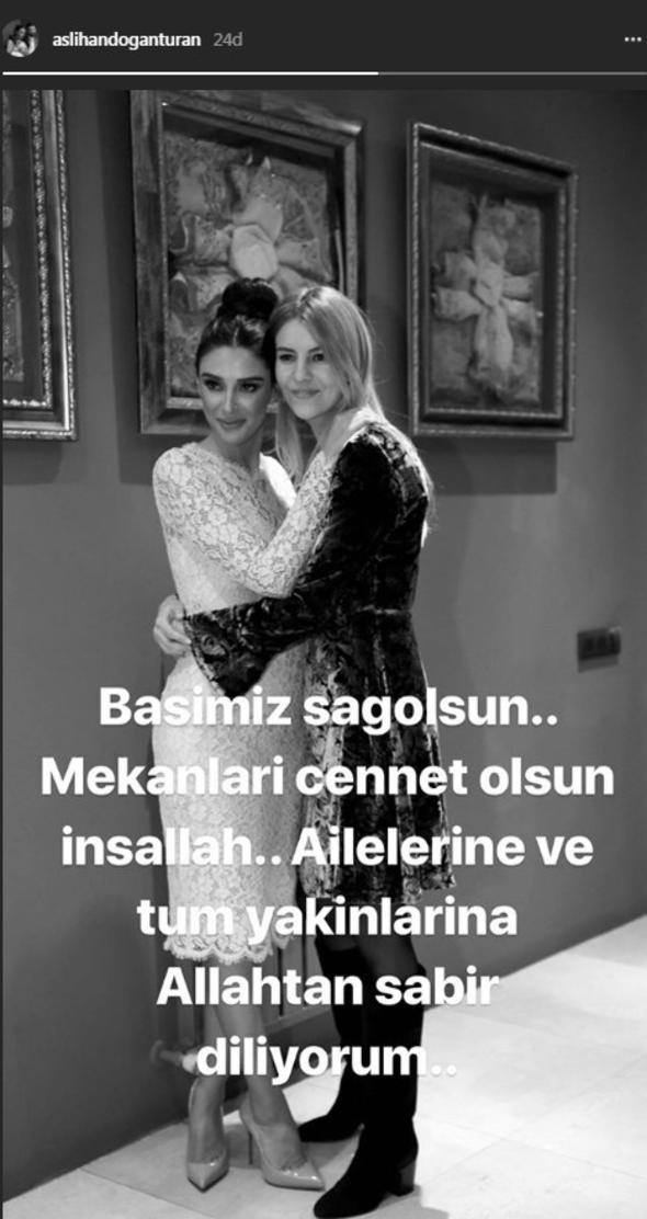Arda Turanın həyat yoldaşı təyyarə qəzasında ölən rəfiqəsindən yazdı - FOTO