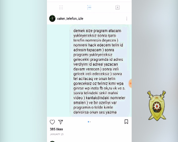 “İnstagram”da 200 nəfəri aldadaraq pulunu mənimsəyən ağdamlı tutuldu - FOTO