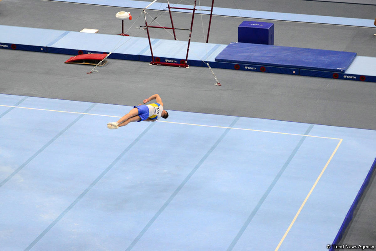 Bakıda İdman Gimnastikası üzrə Dünya Kuboku yarışlarının İLK GÜNÜ - FOTO