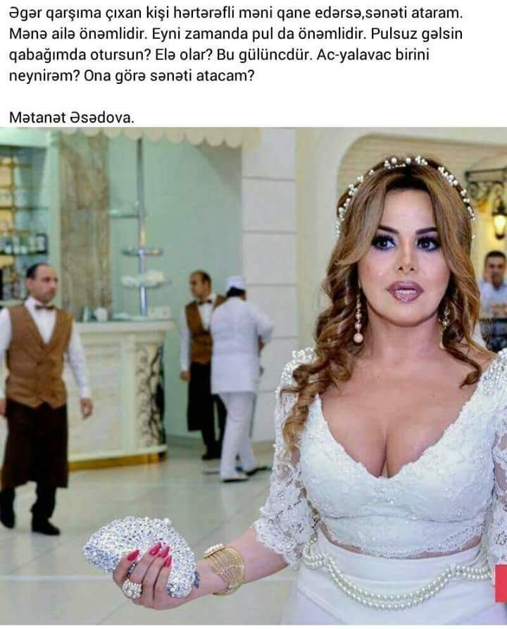 Mətanət Əsədova: "Qarşıma çıxan kişi hərtərəfli məni qane edərsə..." - FOTO