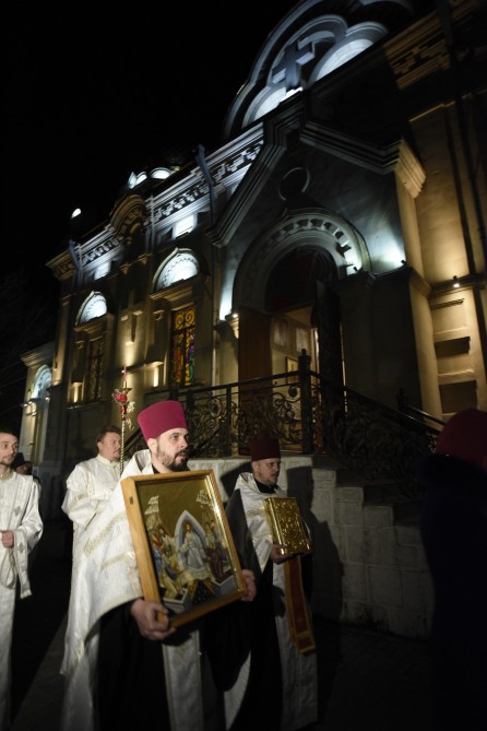 Bakı pravoslavları Pasxanı qeyd edir - FOTOLAR