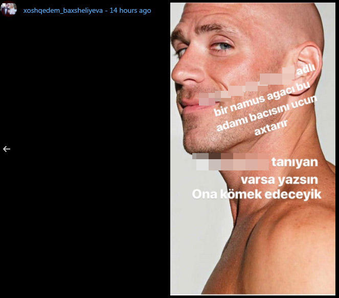 Xoşqədəm məşhur porno aktyorun FOTOsunu paylaşdı - Ona kömək edəcəyik