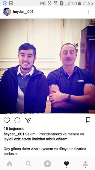 Heydər Əliyevin atasına maraqlı təbriki - FOTO