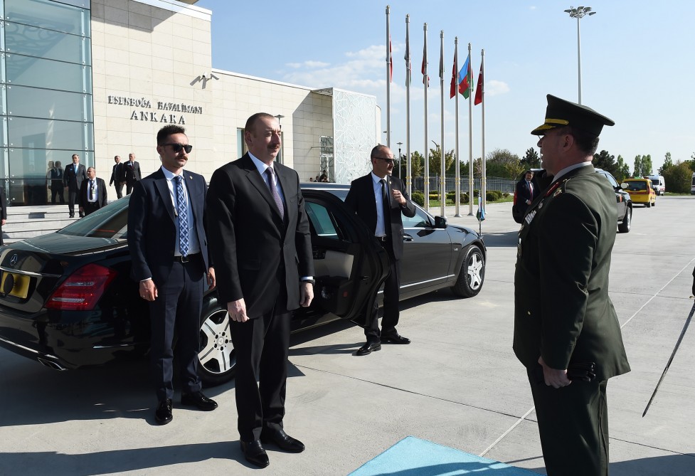 Prezident İlham Əliyevin Türkiyəyə rəsmi səfəri başa çatıb - FOTOLAR