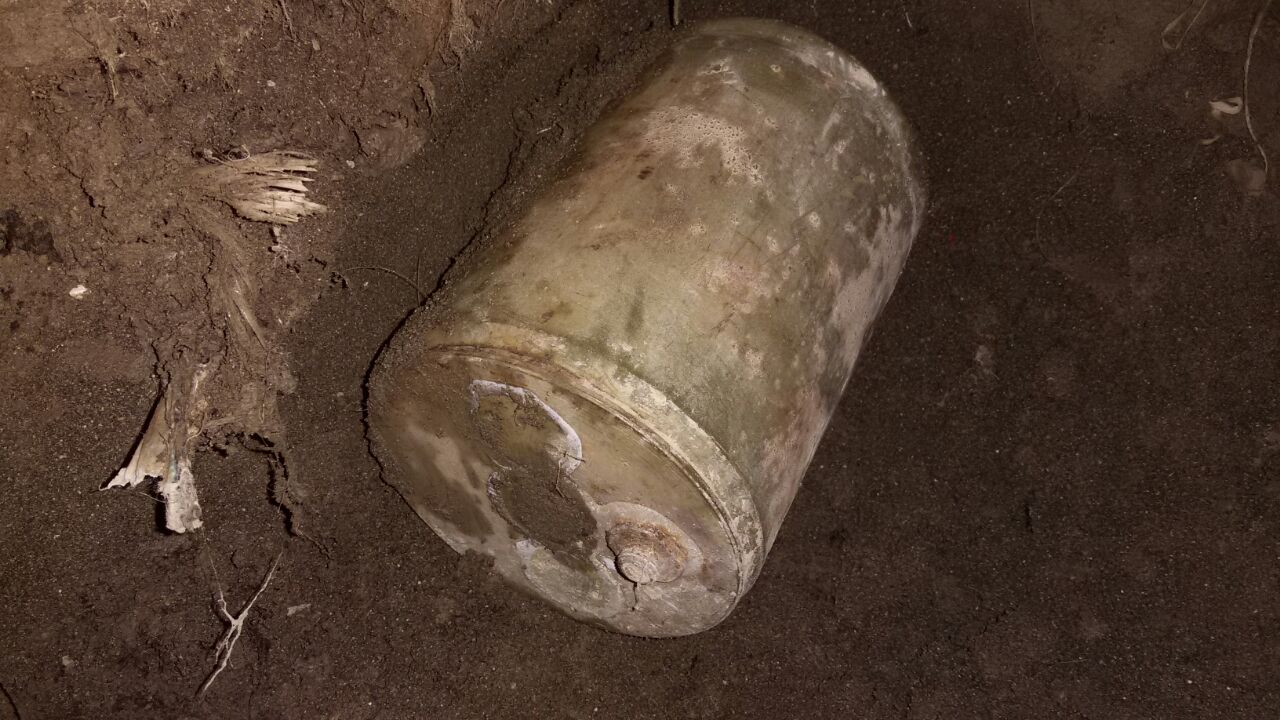 Ağcabədidə piyada əleyhinə mina və iki raket tapıldı - FOTOLAR
