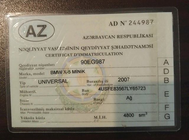 DYP jurnalistə oğurluq nömrə satdı - FOTO