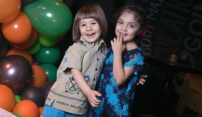 Leyla Əliyevanın qızı Safuranın oğlunun ad günündə - FOTOLAR