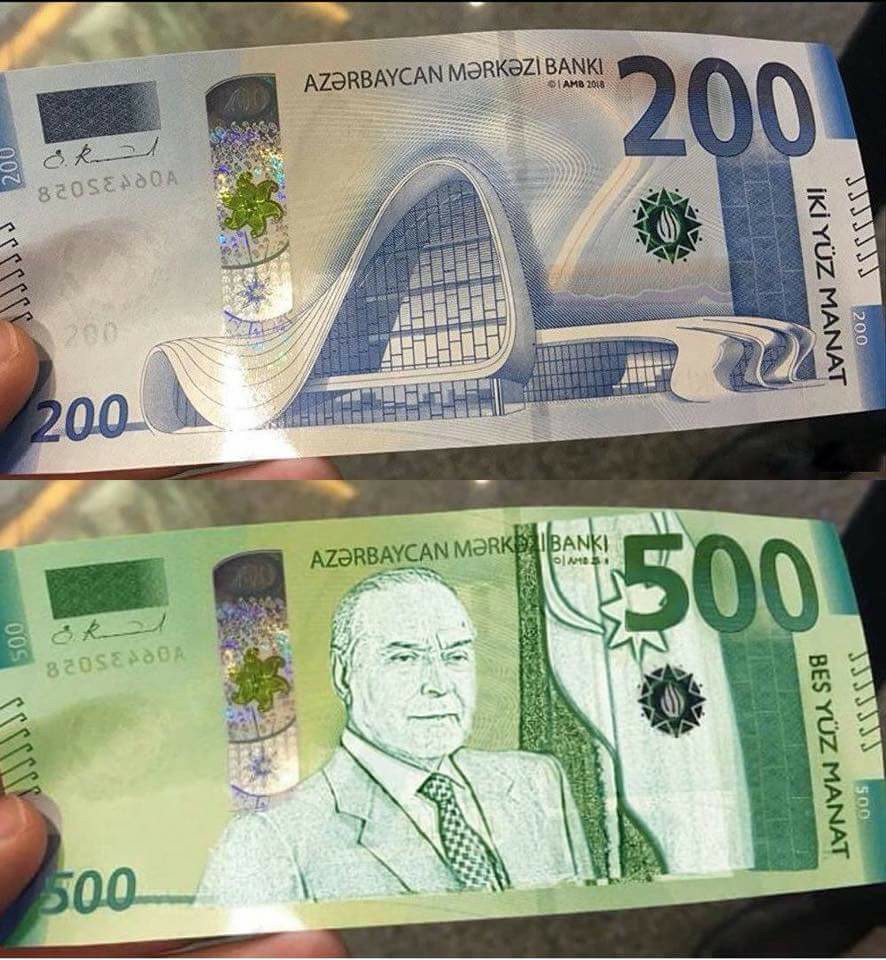 500 manatlıq əsginasın FOTOsu yayıldı