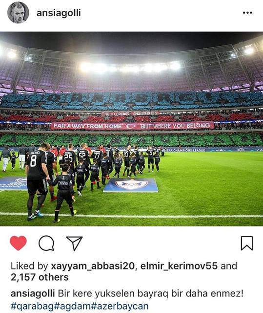 Futbolçulardan 100 illik yubileyə həsr edilən paylaşımlar - FOTO