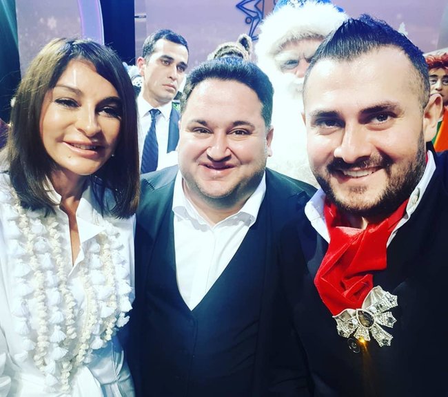 Məşhurlarımız Mehriban Əliyeva ilə bir arada - Fotolar