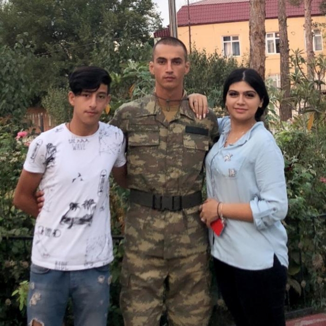 Rozanın daha bir oğlu əsgər oldu - Fotolar