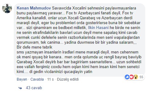 İlkinlə Kənanın “razborka”sı - “Sənin başın üçün deyil...”