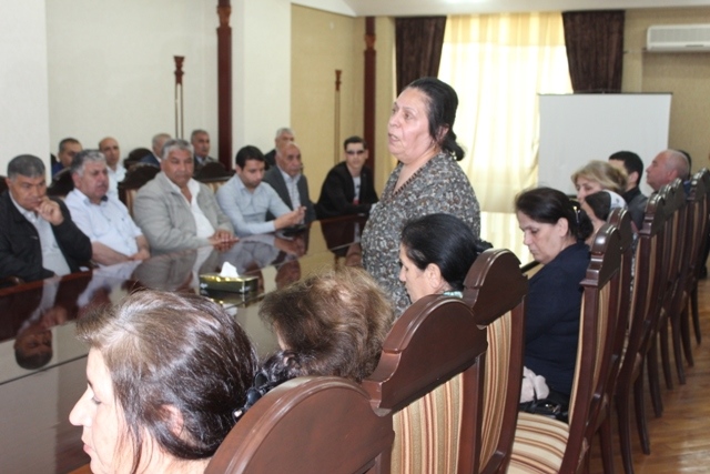 Nəsimi rayonunda vətəndaşların səyyar qəbulu - FOTOLAR