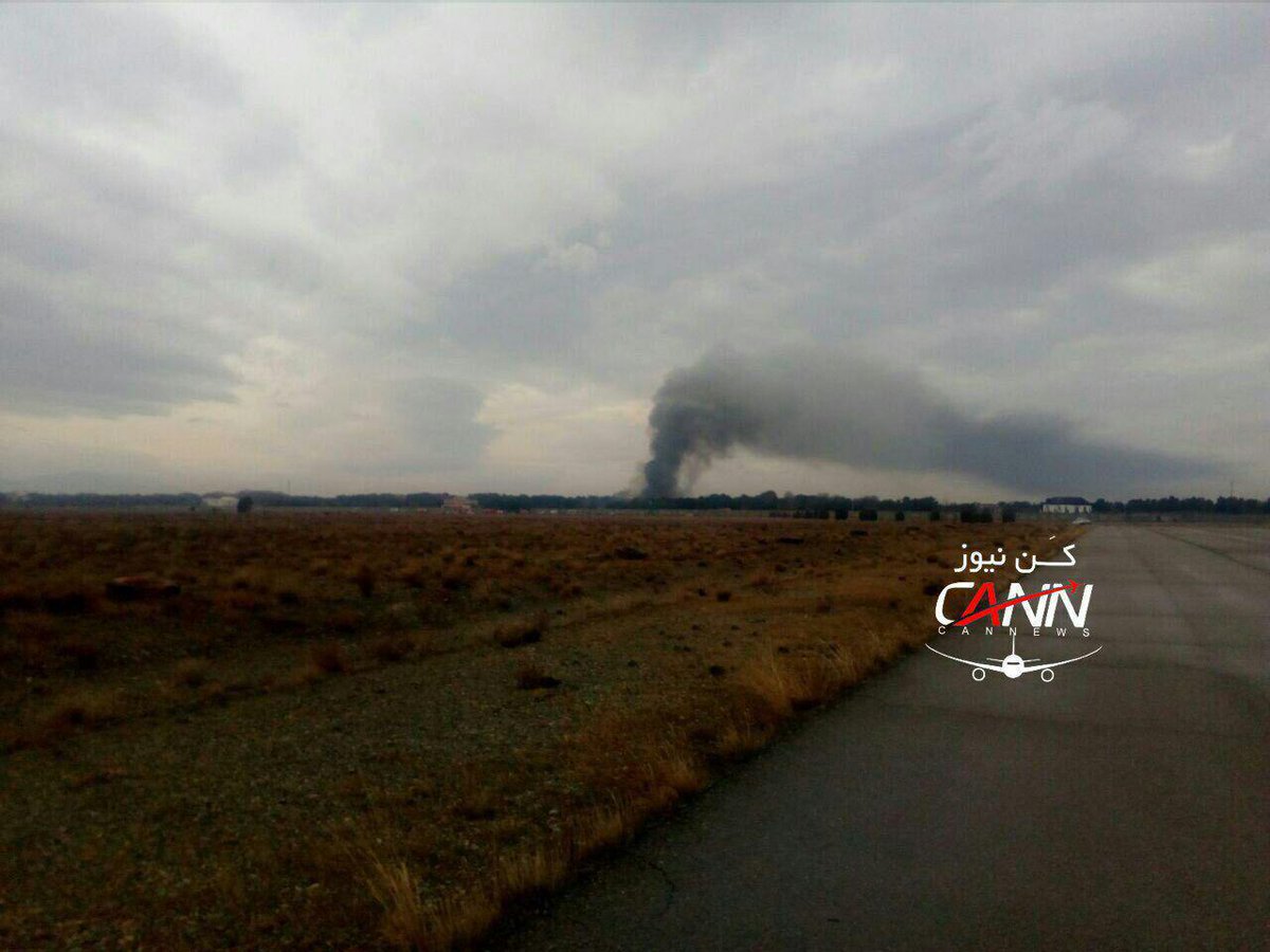 İranda “Boeing-707” təyyarəsi qəzaya uğradı, 15 ÖLÜ- Yeniləndi -Foto