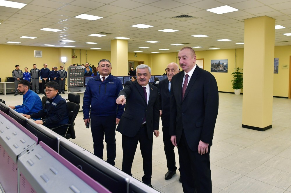 İlham Əliyev Sumqayıtda zavodunun açılışında iştirak edib - FOTOLAR
