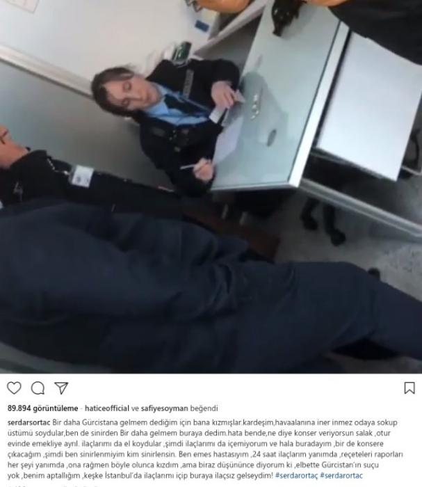 Sərdar Ortaçı Gürcüstana buraxmadılar - Foto