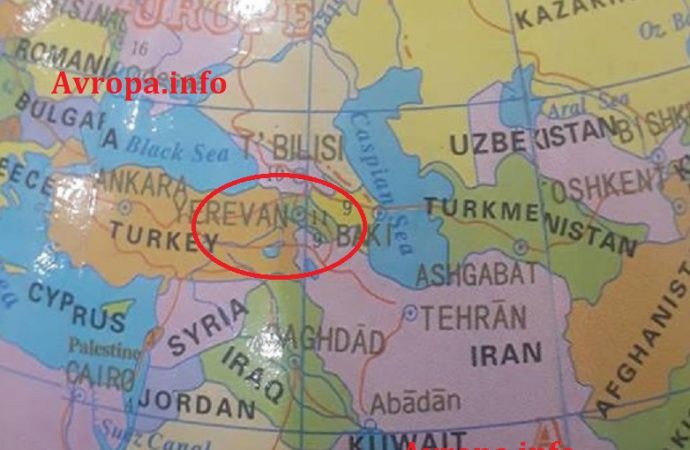 BAKIDA ŞOK BİABIRÇILIQ - Paytaxtda Naxçıvanı Ermənistan ərazisi kimi göstərən qlobuslar satılır