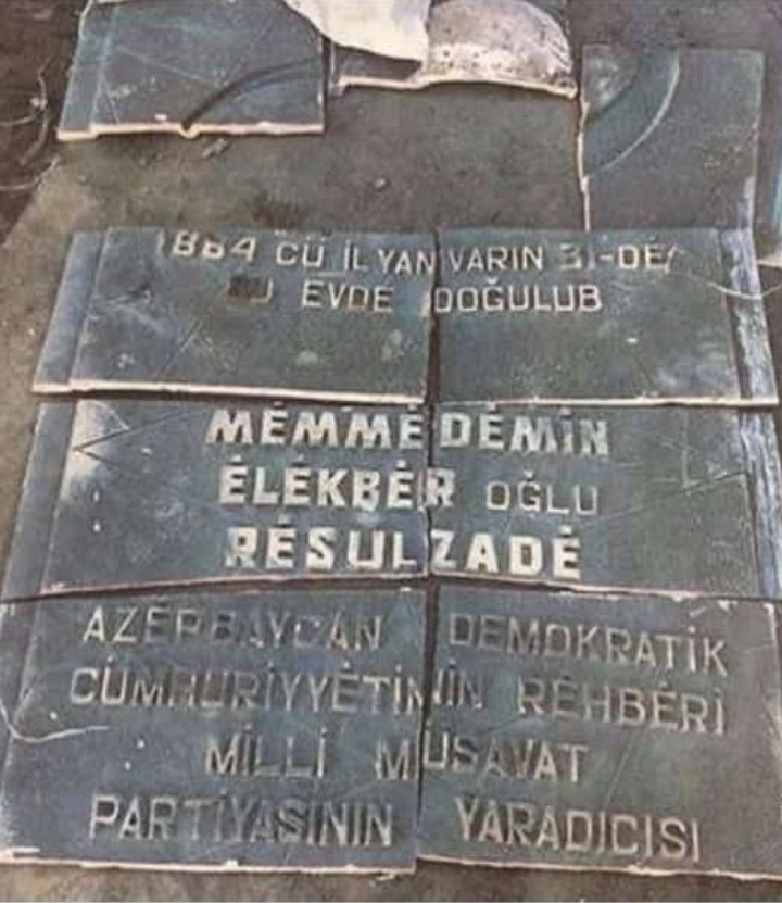 Rəsulzadənin barelyefi ilə bağlı: "Əlavə nəsə yazılsaydı, mübahisə yaranacaqdı"