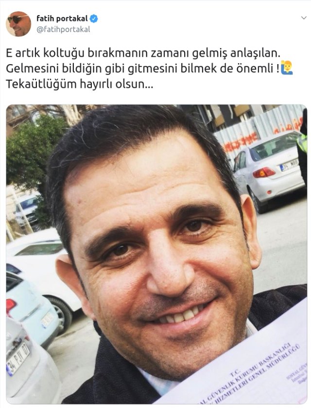Fatih Portakal FOX TV-dən gedir: "Kreslonu buraxmanın zamanı gəldi..."