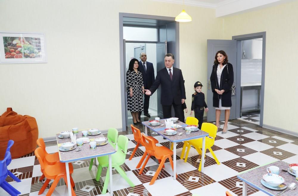 Mehriban Əliyeva uşaq bağçasının açılışında - FOTOLAR