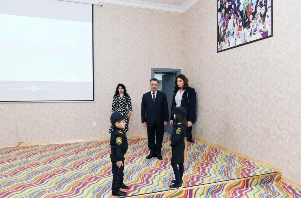 Mehriban Əliyeva uşaq bağçasının açılışında - FOTOLAR