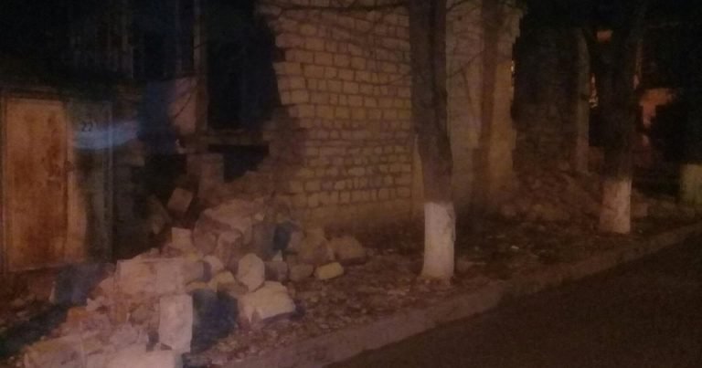 Zəlzələ Şamaxıda ciddi fəsadlara səbəb oldu – FOTO