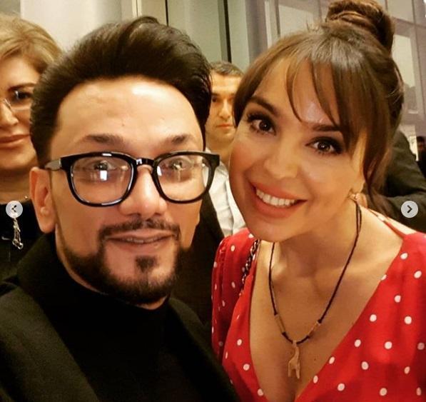 Məşhurlar Leyla Əliyeva ilə bir arada - Fotolar